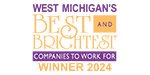 West Michigan's Best & Brightest 2024 award logo